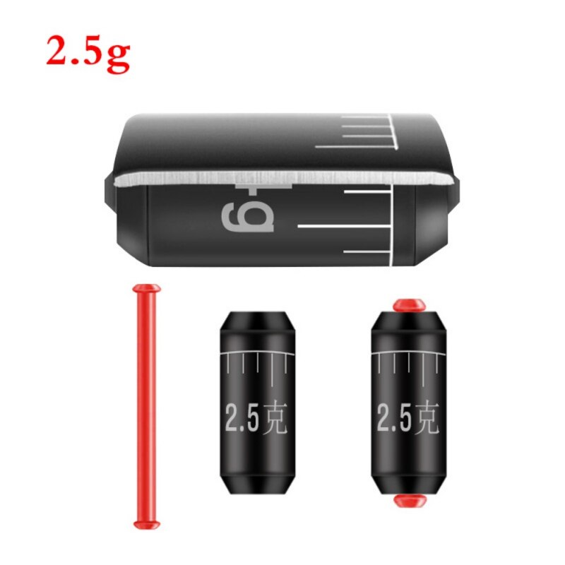 10 pièces/lot pêche plomb Protection revêtement plombs noir plomb plombs échelle pêche accessoires carpe: XW1017B2