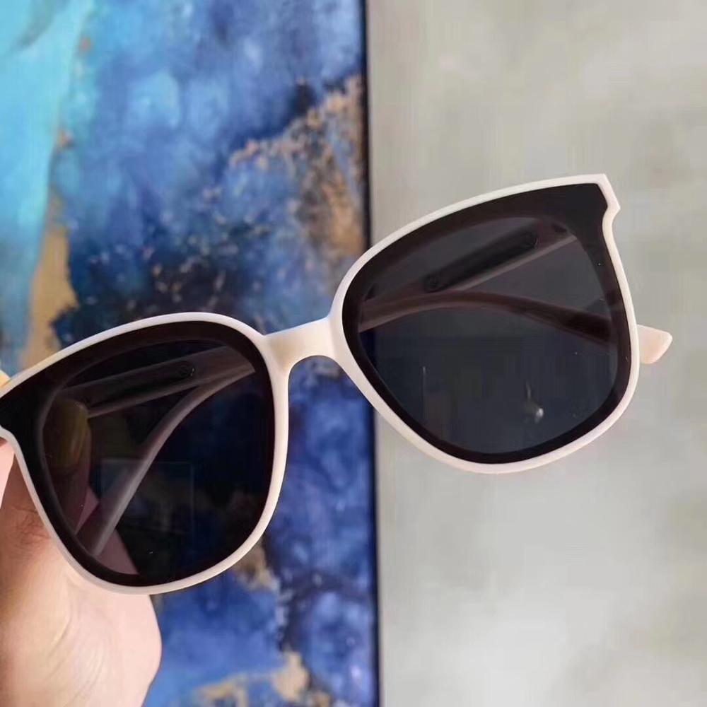 Co-brandede douyin solbriller til mænd og kvinder: Beige
