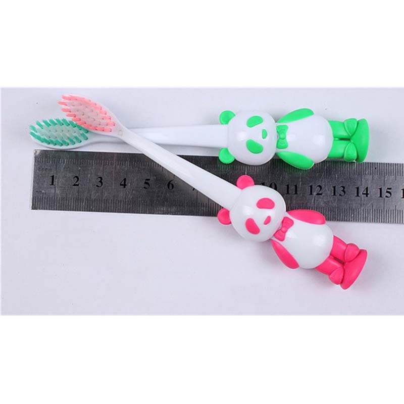 2Pcs/Lot Kids Baby Toothbrush Teether Training Children's Tooth Brush Soft Bristle Mouth Clean Teeth Cleaning Panda Toothbrush