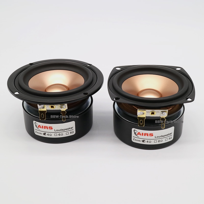 20W 3 Inch Speaker 4~8 Ohm Full Frequency Speaker 1 Pcs Fever HIFI Metal Ceramic Aluminum Basin Home Audio Amplifier Speaker