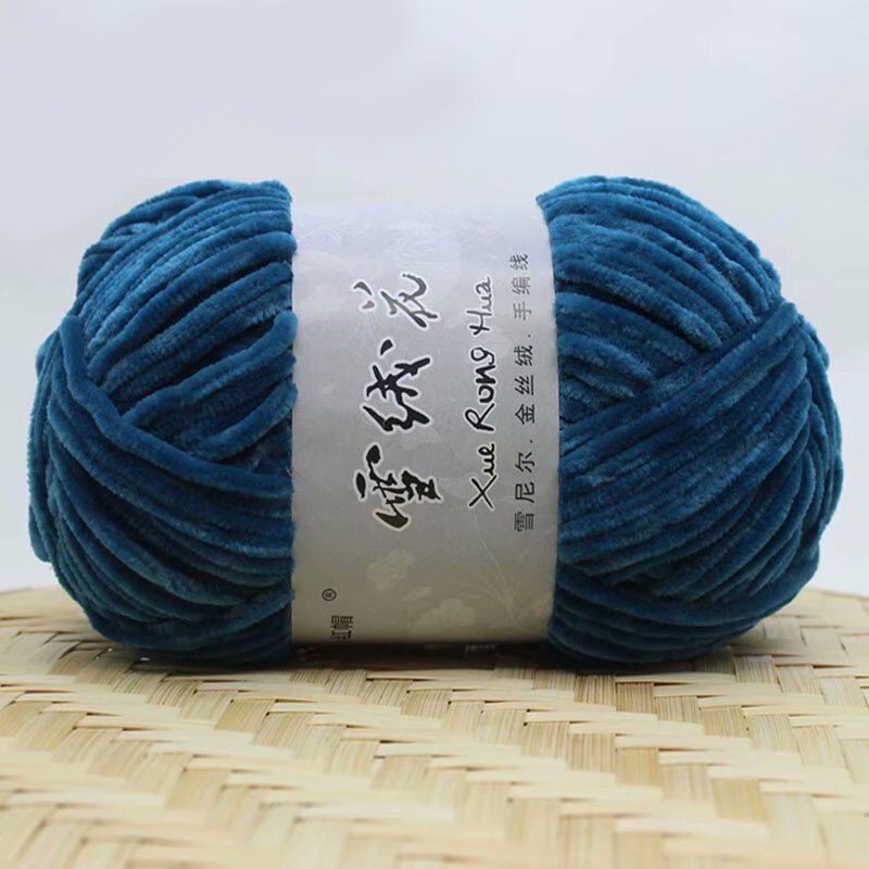 1Pc Wollen Draad Zachte Trui Materiaal Duurzaam Sjaal Accessoires Stijlvolle Warme Wollen Draad Huidvriendelijke Gebreide Accessoires: peacock blue