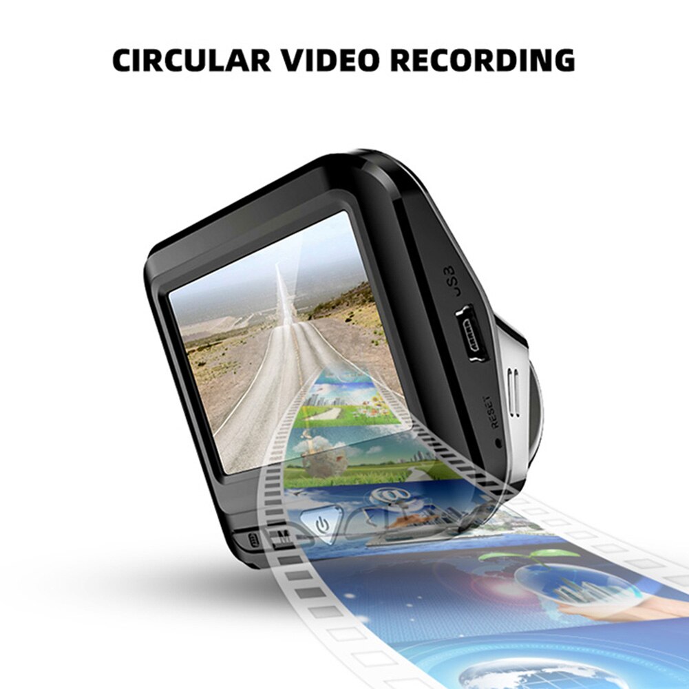 A500 2 inch Display WiFi Dash Cam 1080p FHD Car DVR G-Sensor Dashboard Camera Outdoor Personal Car Parts Decoration