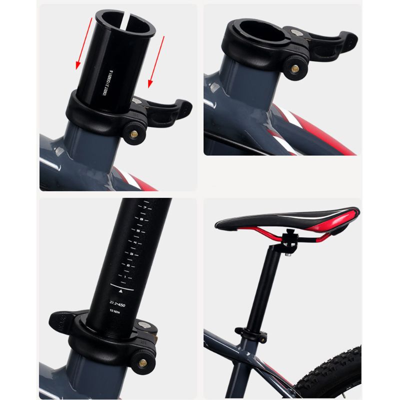 Aluminum Alloy Bicycle Seatpost Sleeve Convert Seat Post Tube Conversion Adapter 22.2/25.4/27.2/28.6/31.6mm
