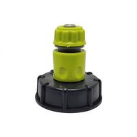 Ibc tote tank livsmedelsklassad avloppsadapter 1/2 " trädgårdsslang låsbar kran vattentank slangkoppling byte: G