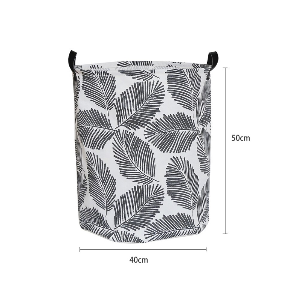 Canvas Waterproof Laundry Organizer Basket Large Capacity Laundry Hamper Dirty Clothes Storage Bag Toy Home Storage Box