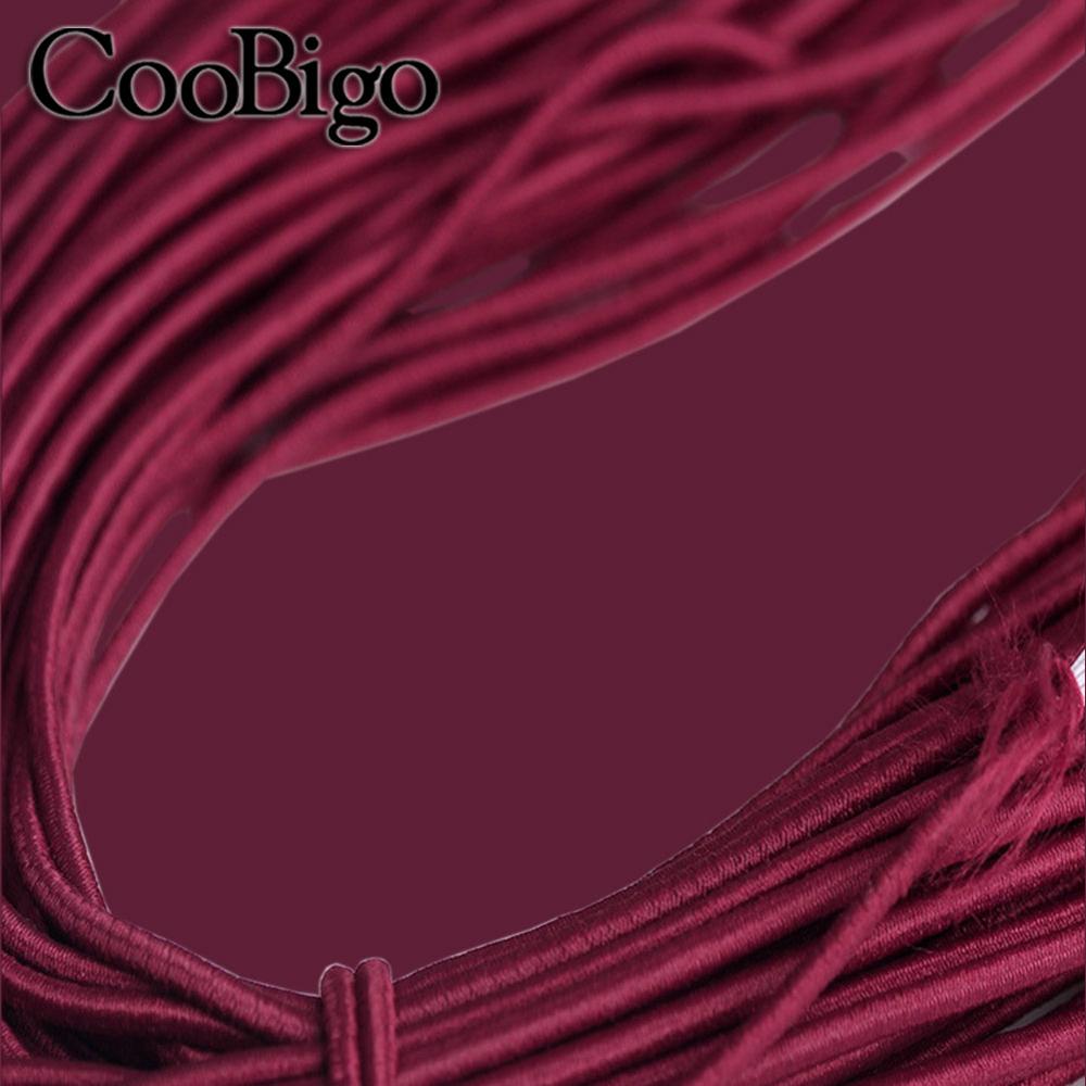 5 Meter 1 mm 2 mm 3 mm runde Gummibänder Bungee Schock Kabel elastisches Seil Gummiband Gurt Schnur Kordon Schnürsenkel Nähzubehör