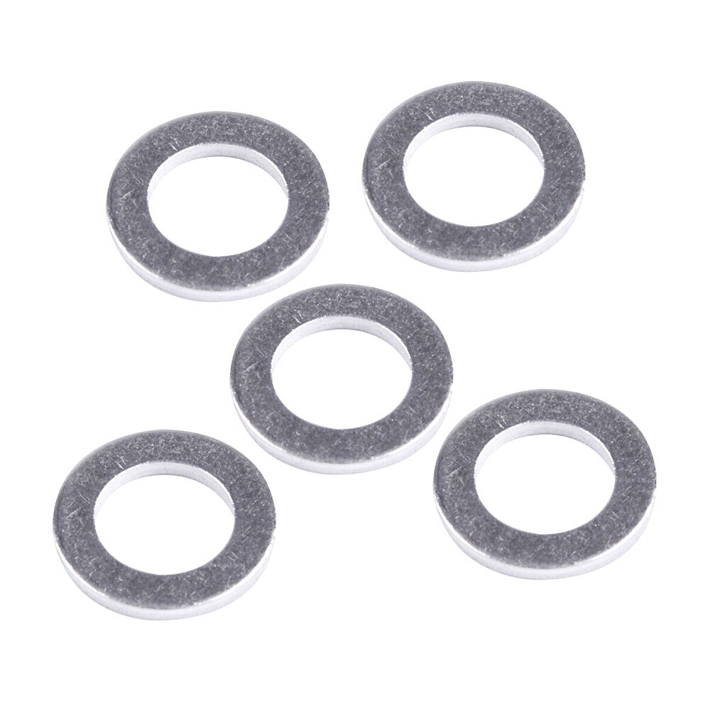 BCSMMCAR 450-Piece Engine Oil Drain Plug Crush Washer Set – 18 Sizes – Aluminum Seal O-Ring Gasket – Universal Fit