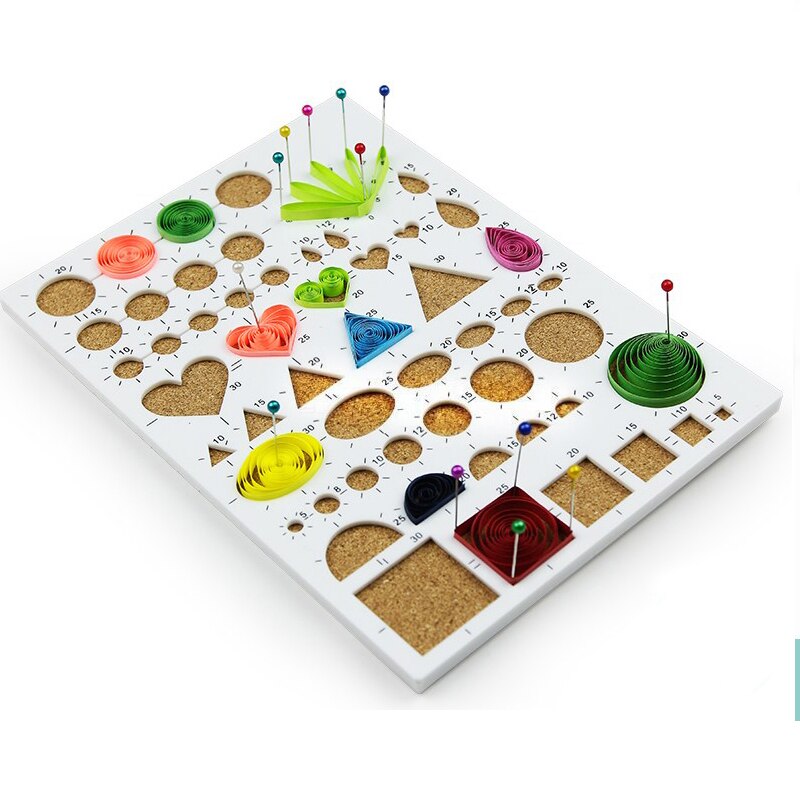 1PC Paper-scrolling Filigree Mosaic Quilling Tool Quiliing Corkboard Template Paper Quilling DIY Carft Paper