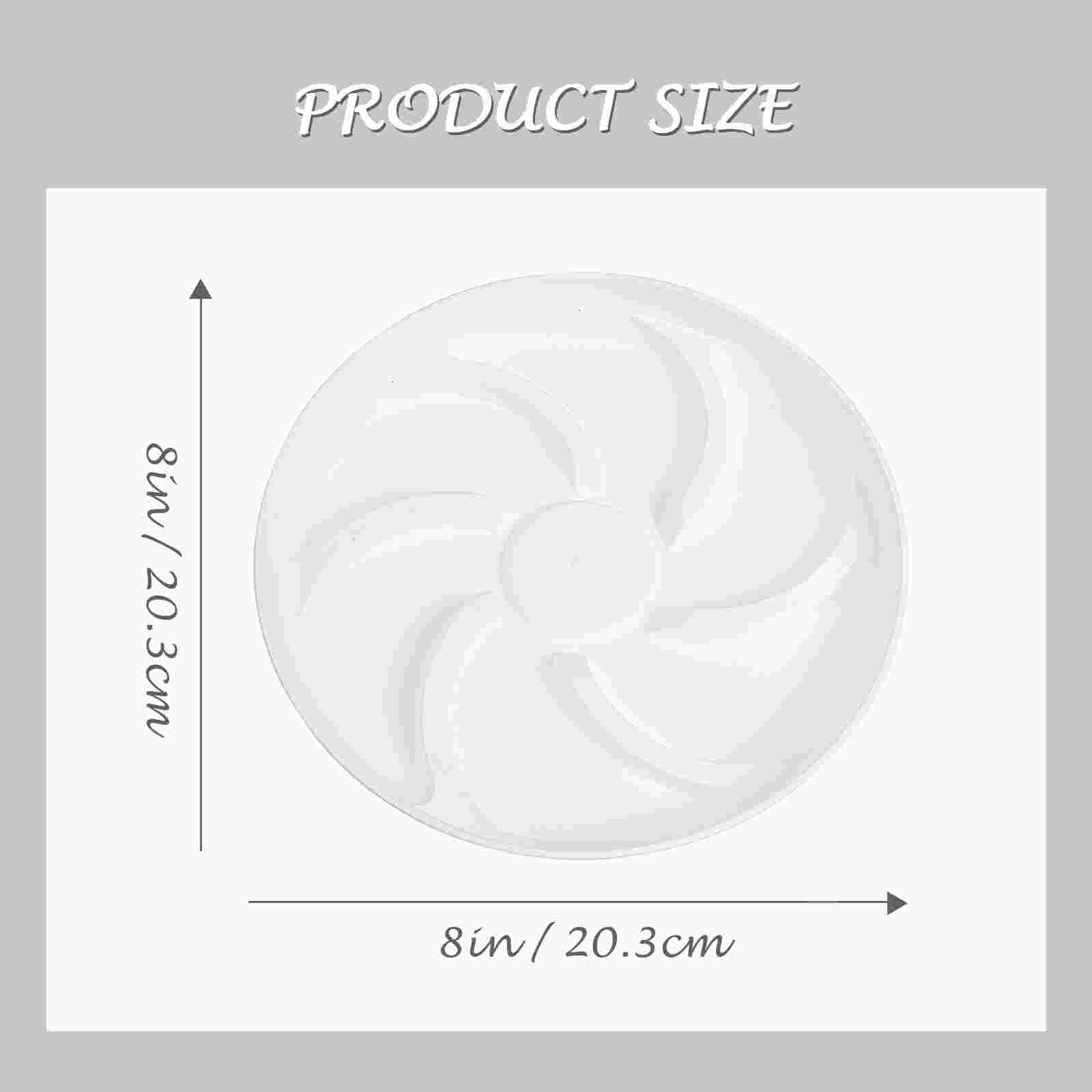 5pcs Large Plant Pot Base Resin Flowerpot Round Tray Succulent Pot Trays