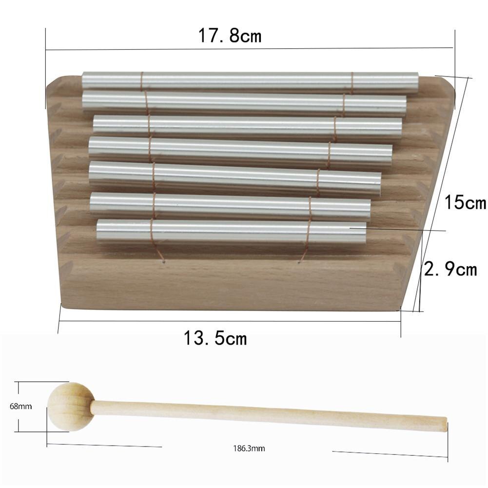 Tone Wind Xylophone Knocking Bell Chimes Piano with Stick Reminder Percussion Instrument For Children Kids Musical