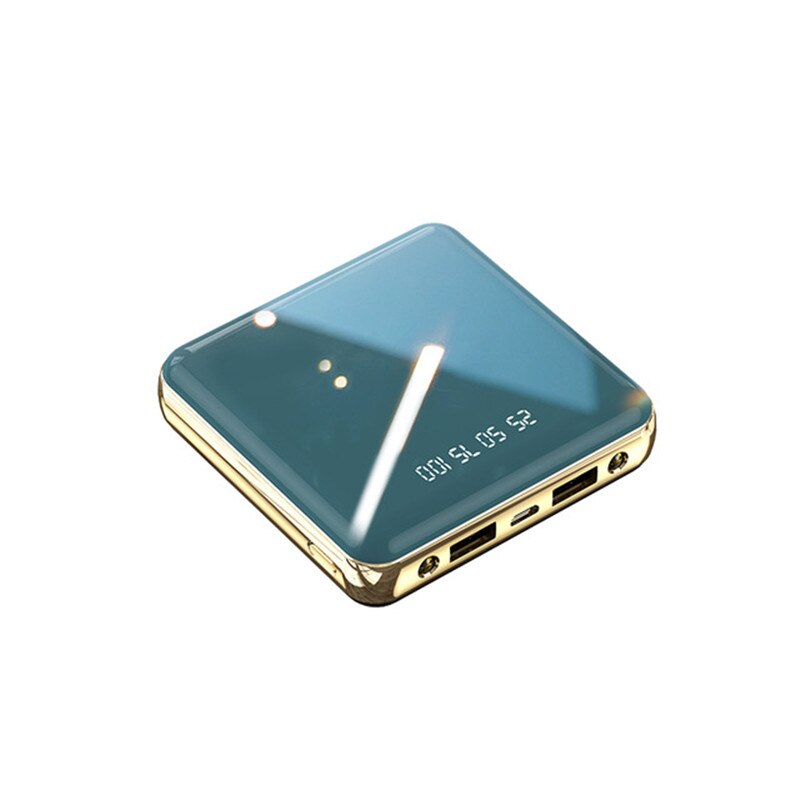 Mini chargeur portatif de téléphone de banque de puissance de 30000 mAh pour l'iphone Samsung de Xiaomi et l'éclairage extérieur de Powerbank LED de voyage de Smartphones: light blue