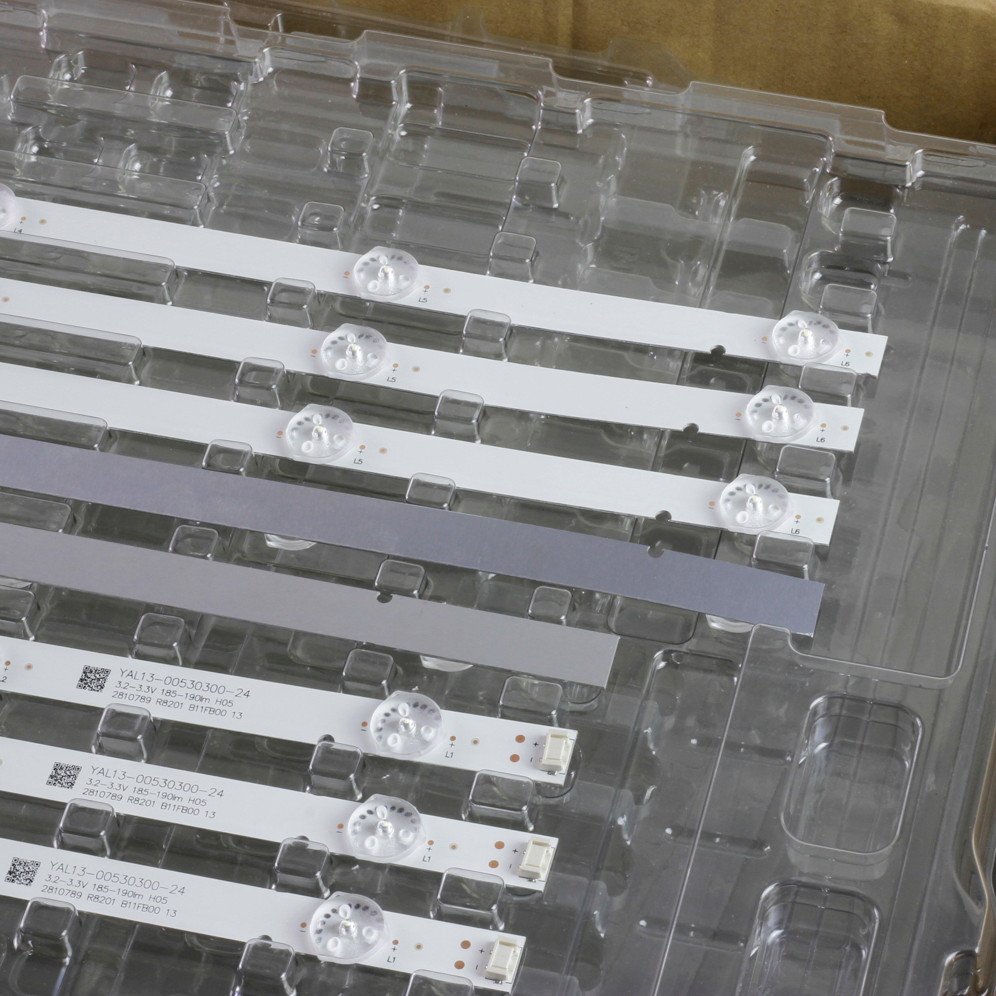 8pcs/set LED Backlight Strip For Philco PTV55U21 LG 55UJ6300 55UJ6200 55UJ6000 55LJ620V 55UJ620V RF-AZ550E30-0601B-12 0501A A4