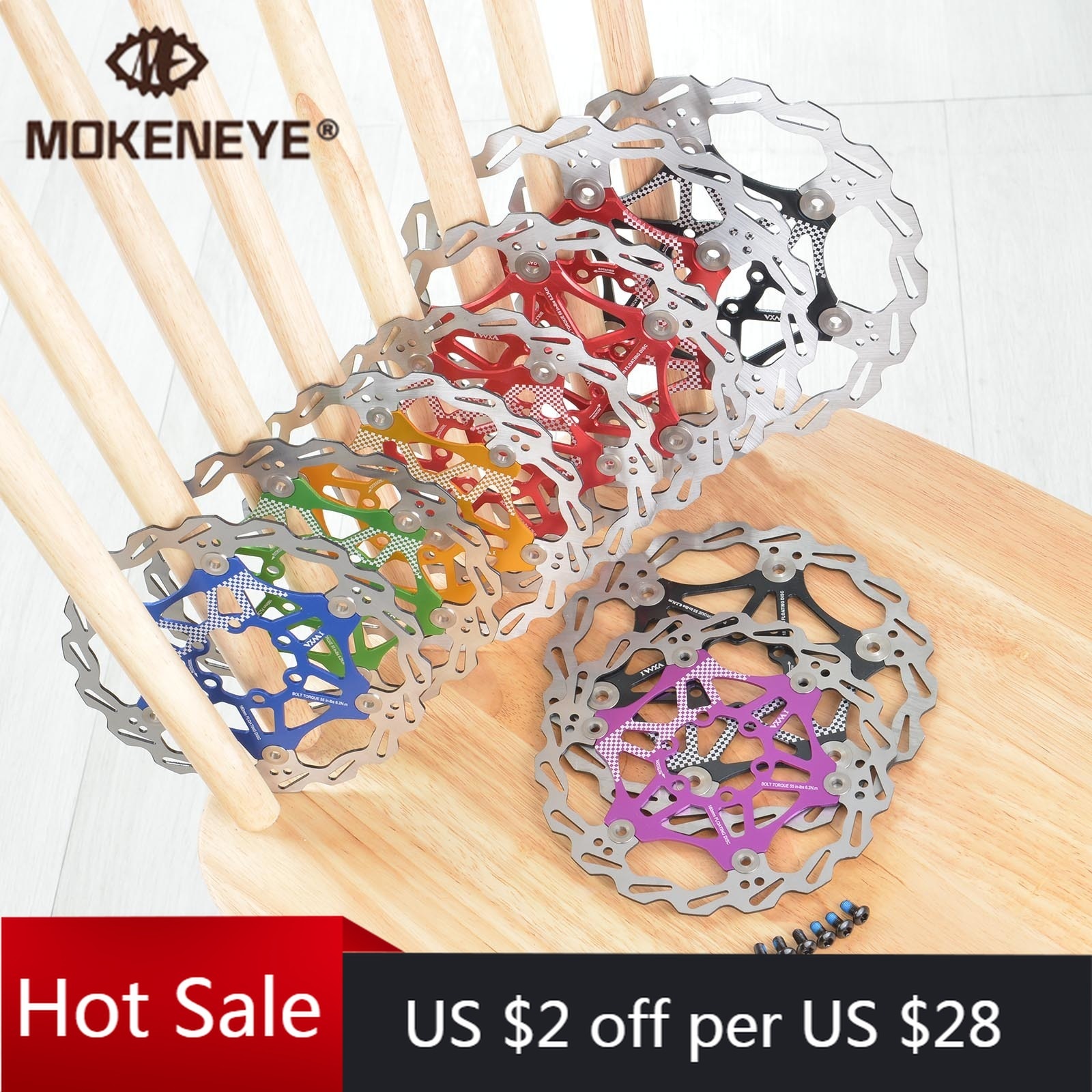 Bike Remschijven Warmteafvoer Drijvende Rotor Ultralight Float Disc Pad 160Mm 180Mm 203Mm Mtb Fiets schijfrem Pad