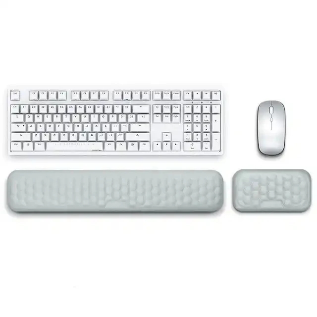 Tastatur-Handgelenkauflage, Memory-Schaum, Tastatur, Maus, Handgelenkauflage, ergonomisches , Handgelenkpolster für Computer, Tastatur, Laptop, Handgelenk