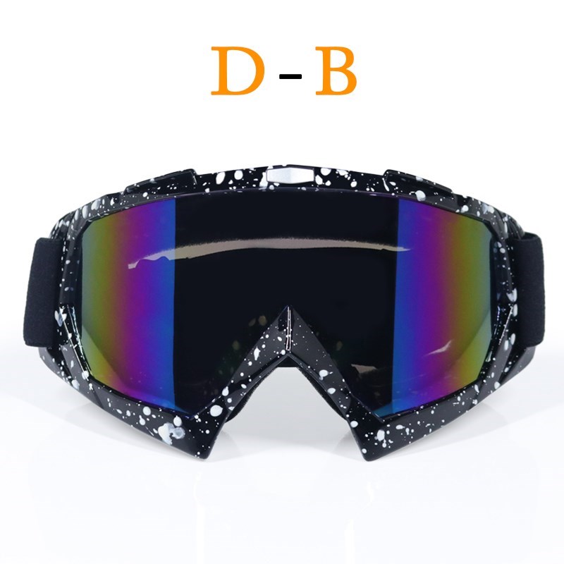 Dla dorosłych gogle Motocross motocykl motor okulary Cross Country elastyczne przezroczyste soczewki Ooculos de grau: WHITE