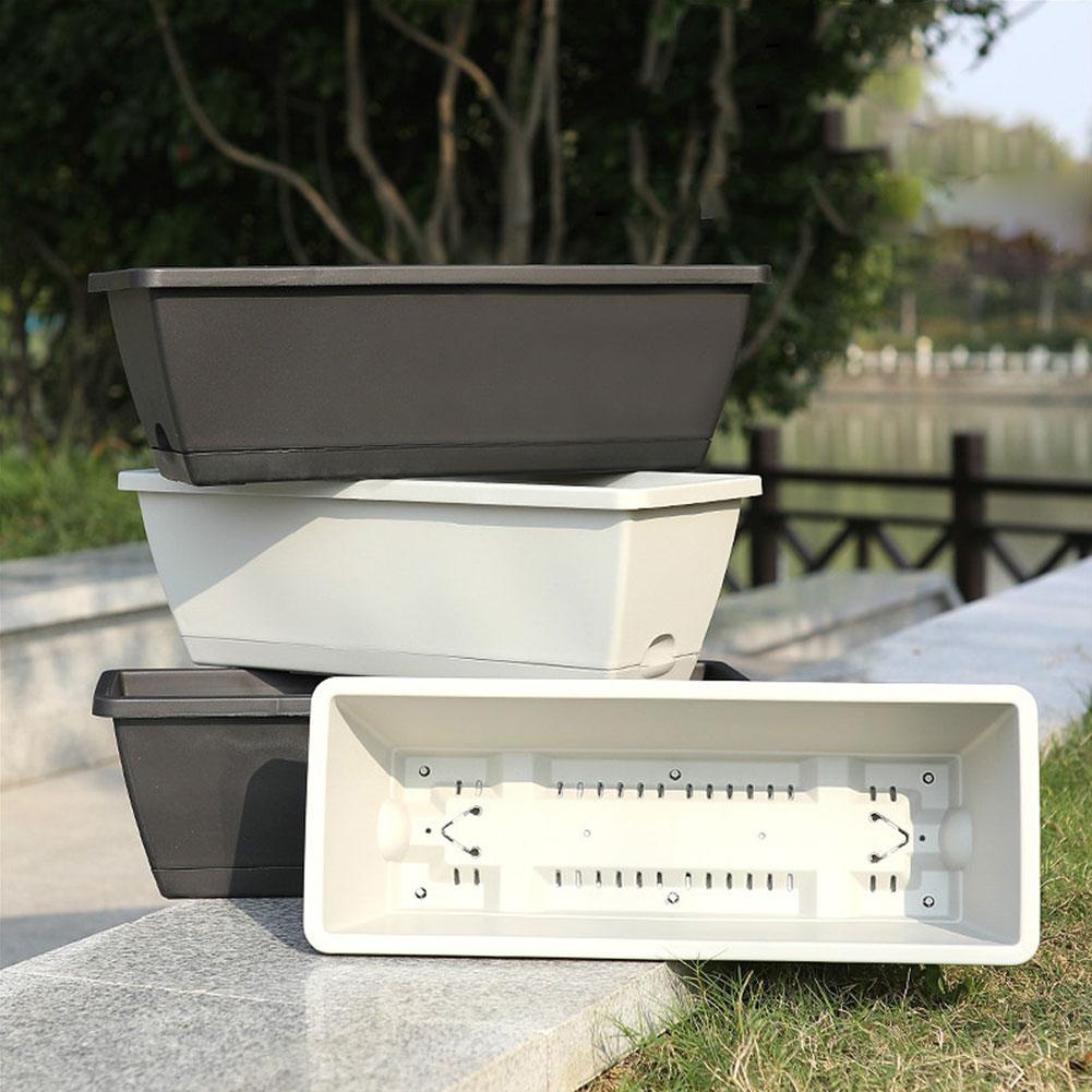 Vegetable Pot Planting Box Family Balcony Vegetable Planting Pot Outdoor Planter Planting Tree Extra Large Plastic Flower Pot