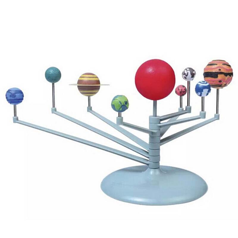 Système solaire éducation Tecnologia bricolage huit planètes Science jouets planétarium modèle assemblage enseignement aide enfant jouets pour les enfants: Default Title