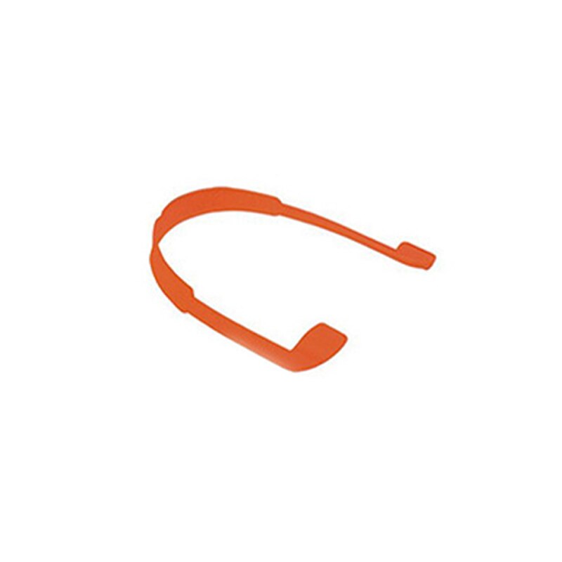 Zilead Siliconen Brillen Strap Kinderen Bril Veiligheid Band Retainer Zonnebril Band Cord Holder Sportbrillen Touw: Oranje