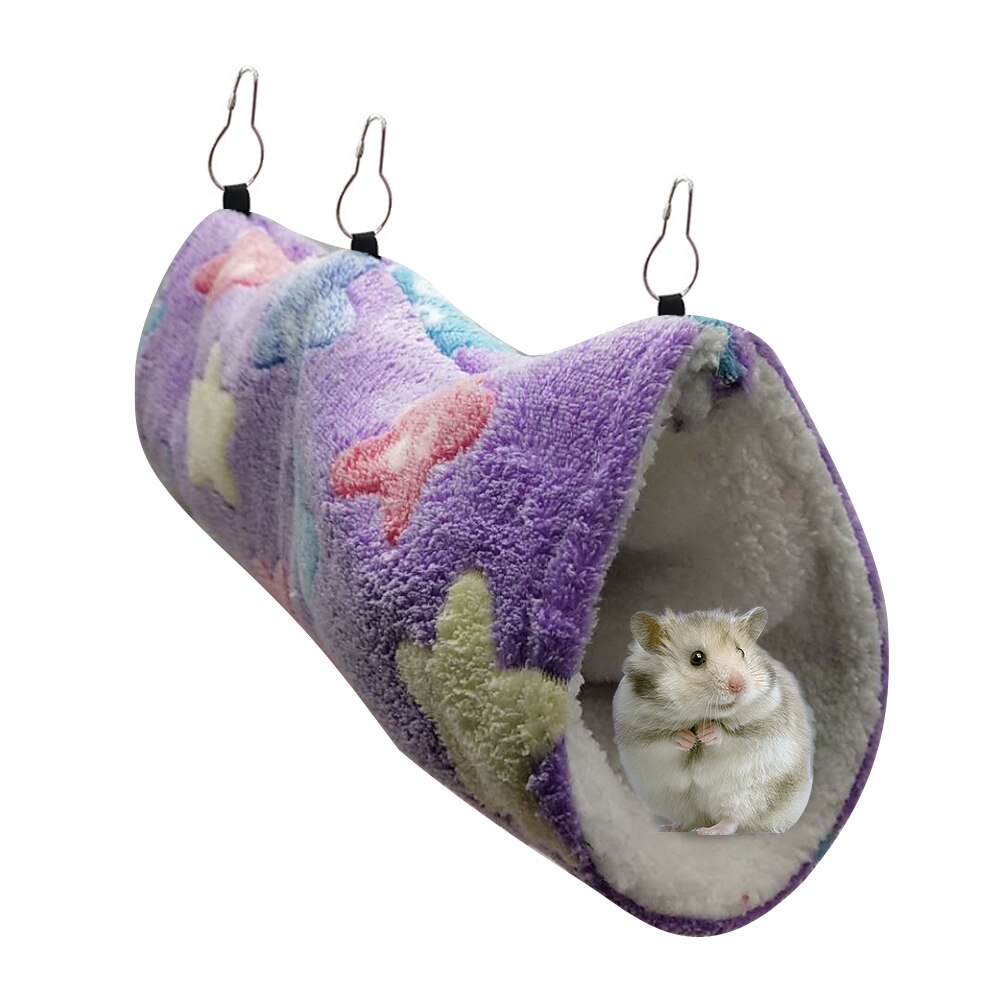 Hamster Opknoping Tunnel Speelgoed Huisdier Hamster Opknoping Hangmat Huisdieren Bedden Kooi Klein Dier Speelgoed Kleine Huisdier Warm Hangmat: 9