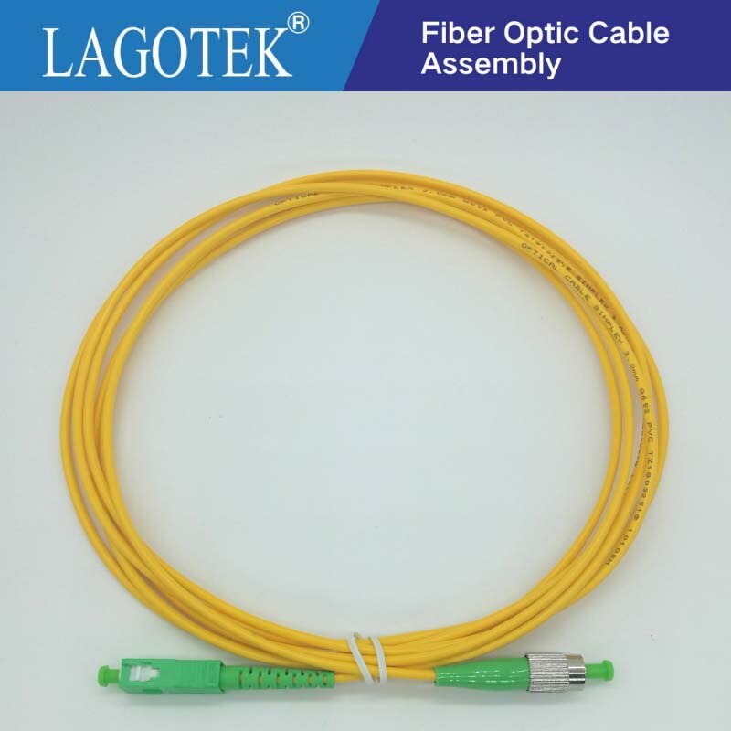 10 stks/zak SC APC-FC APC 3 M Simplex mode glasvezel patch cord Kabel 2.0mm of 3.0mm FTTH glasvezel jumper kabel