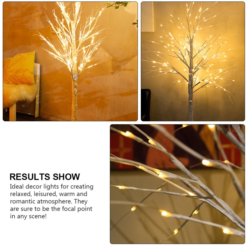 LED Birch Tree Light Luminous Lamps Year Lights Decorative Lamp