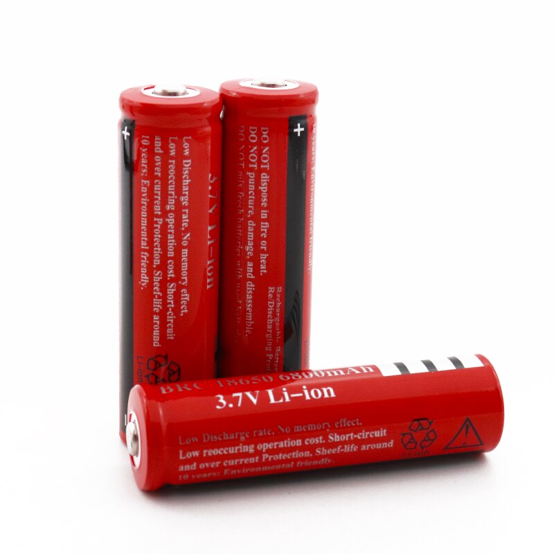 18650 batteri 3.7v 6800 mah genopladeligt liion batteri til led lommelygte fakkel batery litio batteri +
