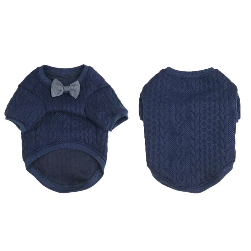 Huisdier Hond Coltrui Breien Trui Jas Winter Warmer Verdikking Pullover Knitwear Gehaakte Kleding Voor Kleine Medium Grote Puppy Kat Xl Blauw 649757787
