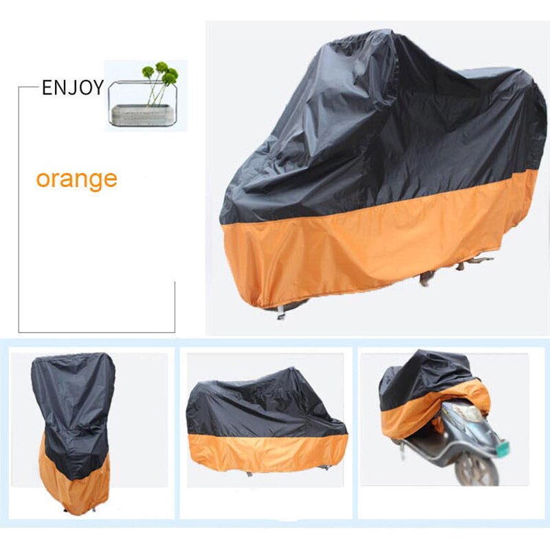 Voor Davidson Street Glide Touring Oranje Motorfiets Cover Waterdicht