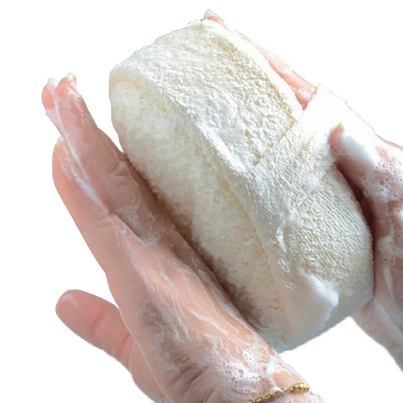 Natuurlijke Loofah Bad Douche Spons Body Scrubber Peeling Wassen Pad Badkamer Accessoires 15X10 Cm
