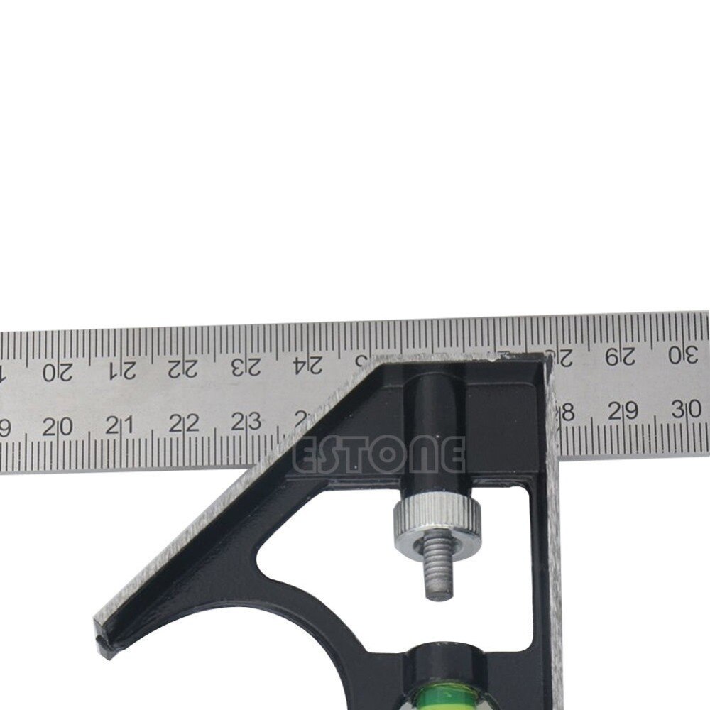 300mm(12") Adjustable Engineers Combination Try Square Set Right Angle Ruler