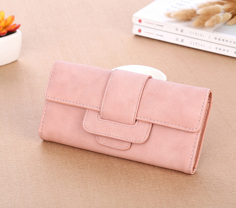 Women Pu Leather Wallets Long Hasp Purses Multifunction Large Capacity Purse Female Card Holders Portable Clutch For Girls