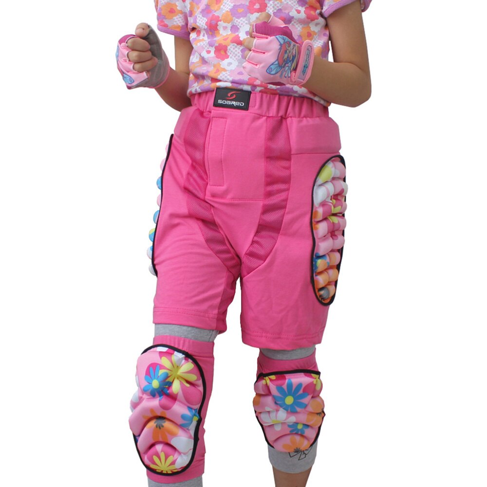 Kids Adults Protective Hip Pants Shorts Adjustable Lightweight Pad for Ski Snowboard Roller Skating Hockey Soccer Siz