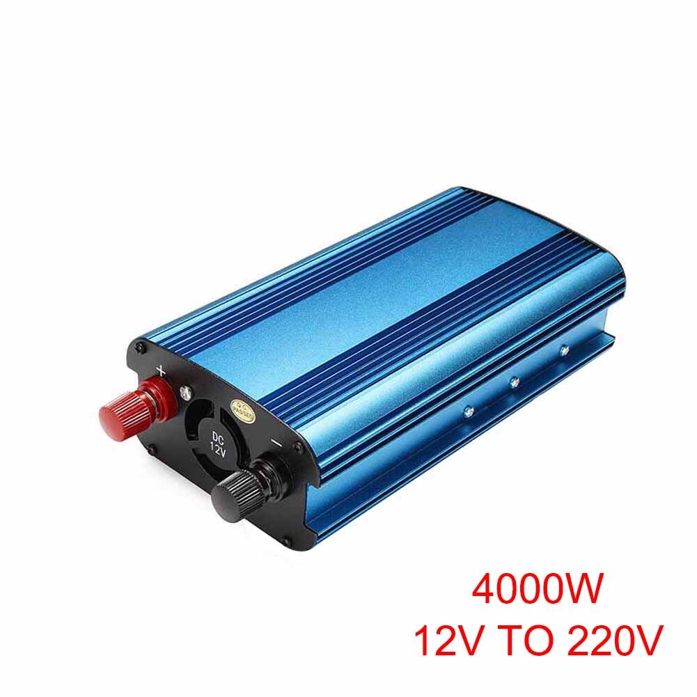 3000W/4000W inversor de energía Solar del coche DC 12/24V a AC 220V modificado convertidor de onda sinusoidal JHP-mejor: 12v to 220v 4000w