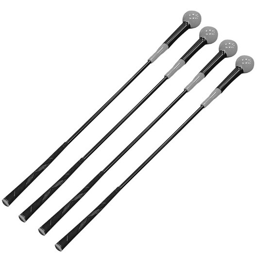 40"Golf Swing Trainer Aid for Improving Rhythm Flexibility Balance Tempo And Strength Flexible Warm-up Stick Golf Training Aids: 1Pcs Gray