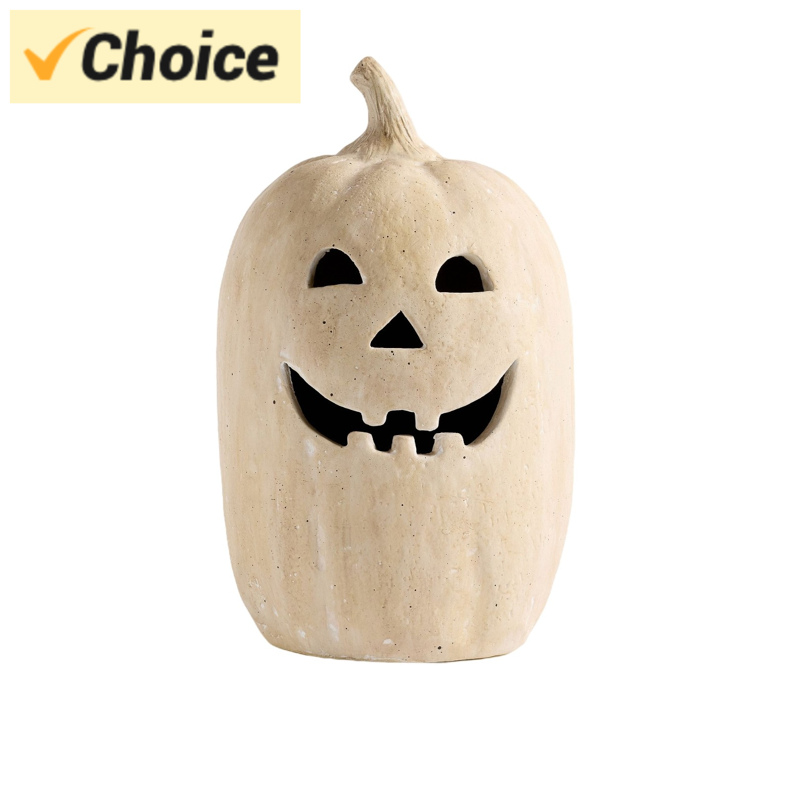 Świecące - Dekoracje Halloween - Żywiczna Dyniowa Latarnia Zewnętrzna Wewnętrzna - Urocza Halloweenowa Dekoracja Jesiennej Farmy na ho: Pomarańczowy