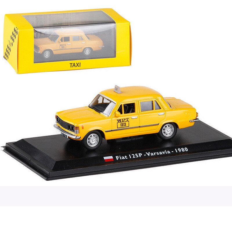 Squisito originale 1:43 modello in lega di taxi, 16 paese simulazione die-cast in metallo modelli di auto, dono di raccolta ornamenti, libera la nave: Varsavia Taxi(1980)