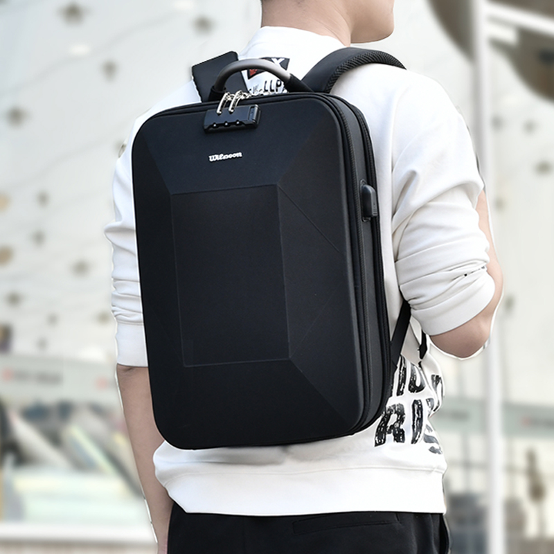 thumbnail image 2 of Anti-Theft Waterproof Laptop Backpack For Men With USB Charger - School/Travel 2 of 3