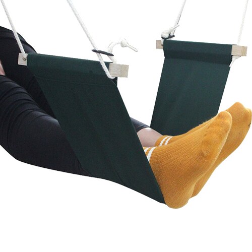 Polyester Fuß Rest Schreibtisch Hängematte, Mini Büro Unter Schreibtisch Fuß Rest Stehen Fuß Hängematte, Einstellbare Schreibtisch Füße Hängematte: 04