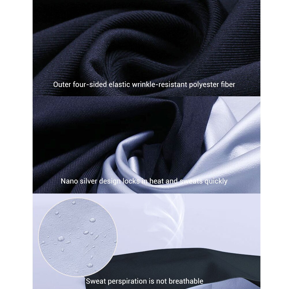 Traje de Sauna totalmente sellado para hombre, pantalones de manga larga para ejercicio de pérdida de peso, quema de grasa, para gimnasio y boxeo