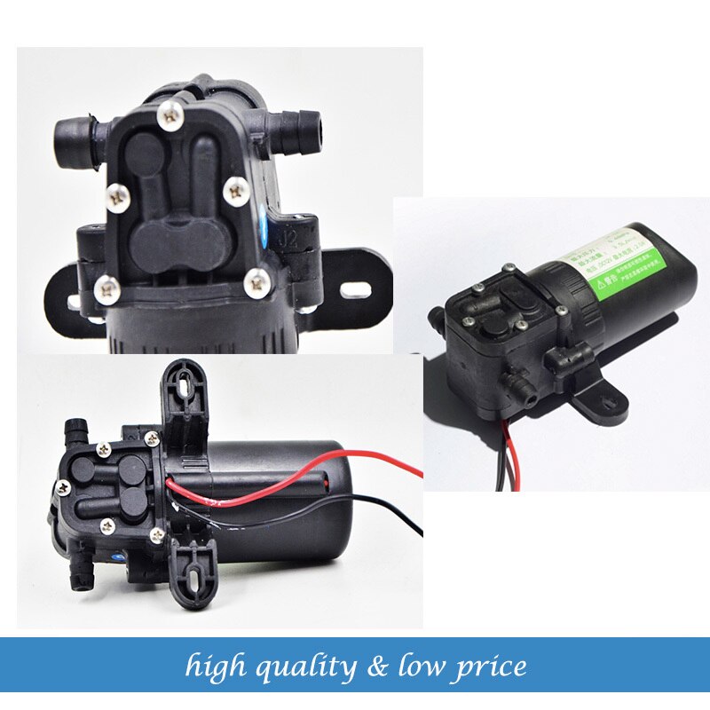 2 pcs Micro Diaphragm Water Pump DC 12V 35W High Pressure 3.5L/min