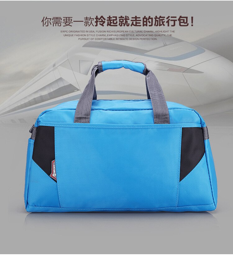 Waterdichte Sporttas Vrouwen Gym Tassen Nylon outdoor tas Mannen Nylon Materiaal Sport Draagbare Tassen