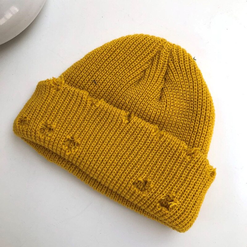 2022 hue kalot metalring uden kant hatte hip hop kasketter street strikkede huer hat kvinder kasket mænd motorhjelm gorras hombre femme
