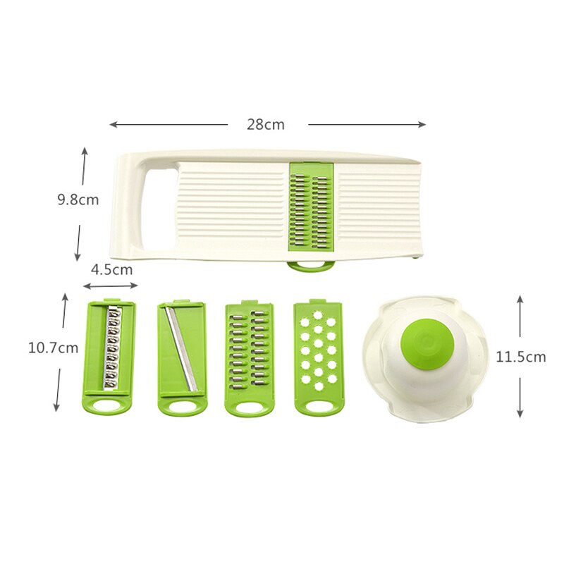 Mandoline Slicer Vegetable Cutter with Stainless Steel Blade Manual Peeler Carrot Cheese Grater Dicer Kitchen Tool