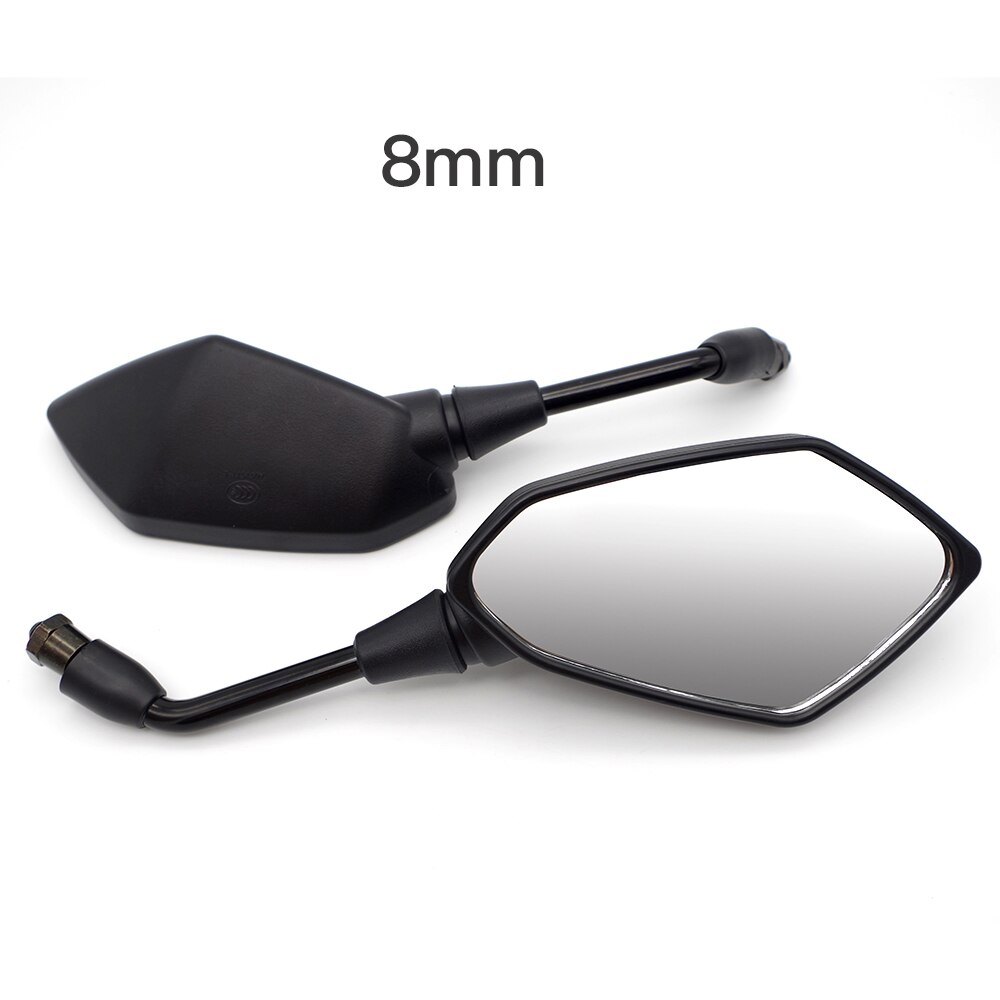 Cool For Honda MSX125 MSX 125 PCX 125 150 CBR 600 F4 F4i CB600 HORNET CB650F 8/10mm Motorcycle Side Mirrors Rear View Mirror: HSJ-004-8 mm