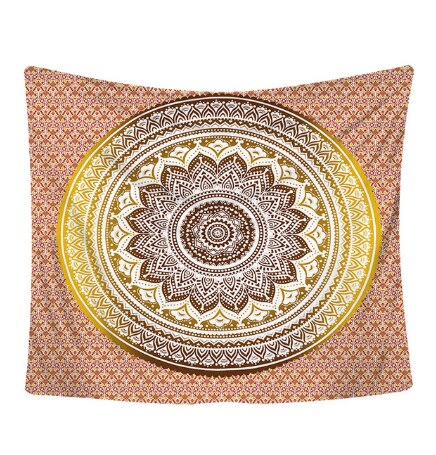 Mandala gobeläng väggdekor väggbonader psykedeliska hippie nattmåne gobeläng strandmatta