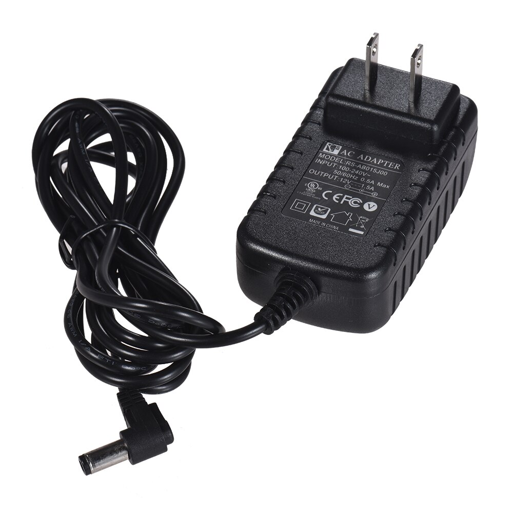 12V 1.5A AC Power Adapter Charger for Viltrox L116T L116B L132T L132B VL-162T LED Video Light Power Adapter Charger 100-240V