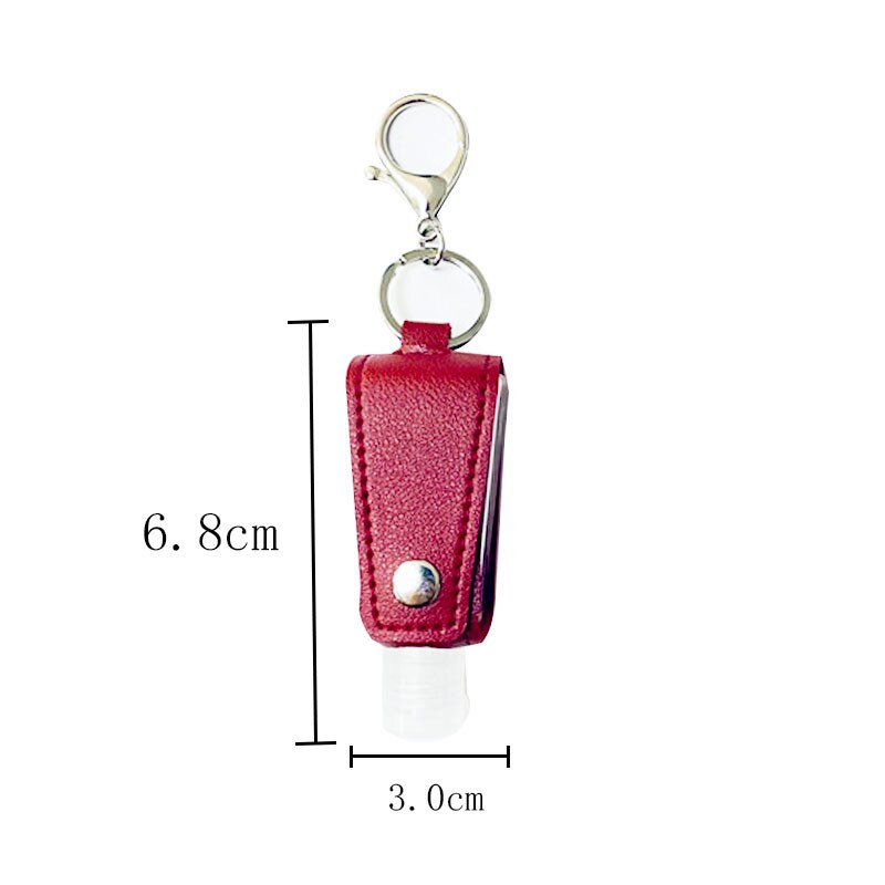 30ml Travel Bottle And Keychain Holder Refillable Empty Bottles For Hand Sanitizer Portable Soap Dispensers: 3