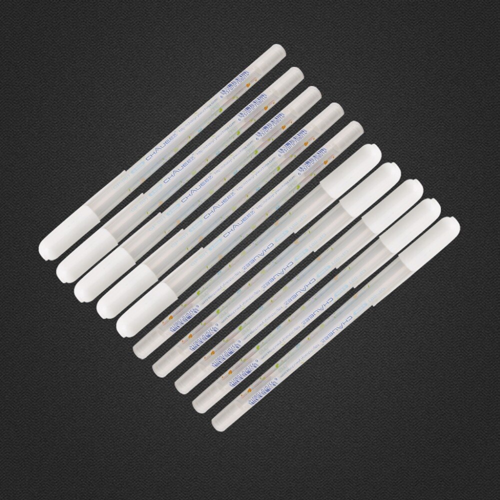 1PC Hottest White Hook Liner Pens Signature Marker Black Paper Highlighter Reviser 0.8mm