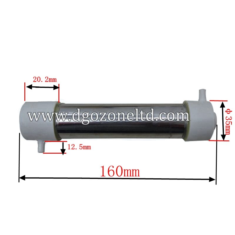 2g/h glass tube ozone generator for air prifying ozonio manufacturer DGOzone