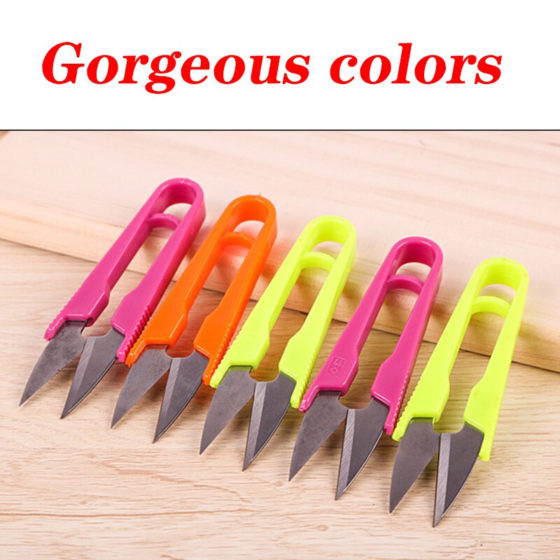 1PC Stainless Steel U-shaped Scissors Thread Wire Cutter Sewing Snips Embroidery Tailor Multifunction Cutters Sewing Craft